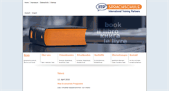 Desktop Screenshot of itp-sprachschule.com